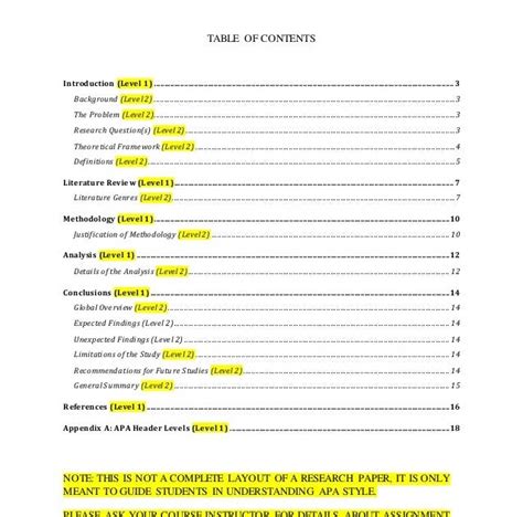 table  contents appendix  appendix table  letter