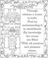 Coloring Proverbs Bible Pages Nkjv School Sunday Colouring Scripture Printable Template Church Sheets Journaling Verses Crafts Verse Christian Quote Choose sketch template