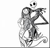 Coloring Pages Sally Jack Print Nightmare Before Christmas Printable Color Night Getcolorings sketch template