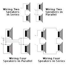 speaker parallel wiring parallel wiring speaker car audio capacitor