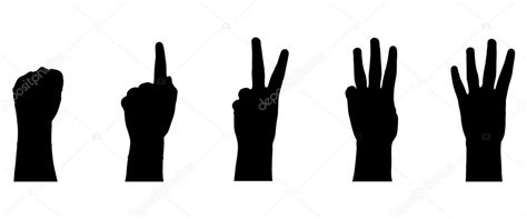 finger signs stock vector  biljuska