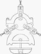 Steady Rest Lathe Fig sketch template