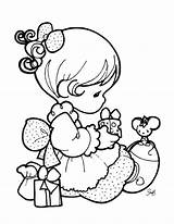 Coloring Baby Girl Pages Cute Sweet Smurf sketch template