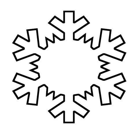 snowflake template printable playbestonlinegames