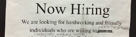 30 Hilarious Help Wanted Ads That Didn T Get Any Applicants