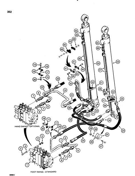 case backhoe hydraulic diagram