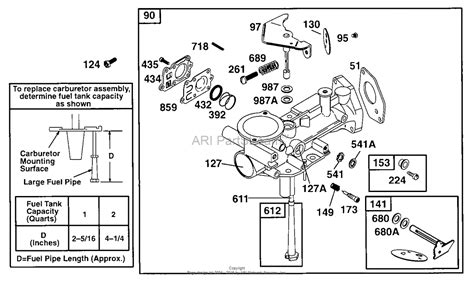 briggs  stratton carburetor springs diagram