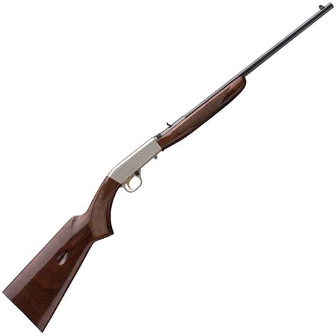 browning semi auto  grade ii octagon bluedwalnut semi automatic rifle  long rifle black
