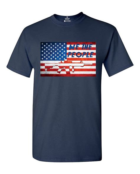 we the people american flag t shirt patriotic nra shirts loose cotton t