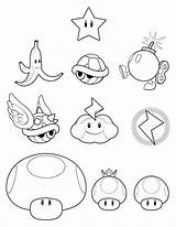 Mario Coloring Games Print Pages sketch template