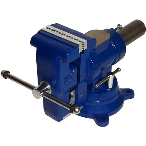 yost   heavy duty multi jaw rotating combination pipe  bench vise    home depot