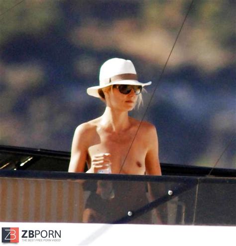 heidi klum fresh stripped to the waist sunbathing on a yacht zb porn