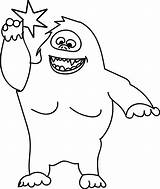Snowman Abominable Coloring Pages Yeti Printable Easy Rudolph Simple Print Drawing Monster Kid Sheets Wecoloringpage Getdrawings Reindeer Disney Book Snow sketch template