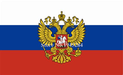 russia imperial  eagle crest russian flag  xft xcm