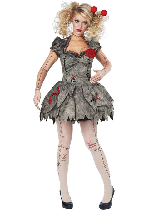 Voodoo Dolly Costume With Images Doll Halloween