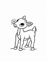 Rudolph Reindeer Nosed Red Coloring Pages Print Printable Color Sheets Online Hellokids Kids Christmas sketch template