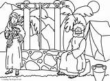 Well Woman Coloring Pages Bible Library Clipart Jesus Getdrawings Choose Board Craftingthewordofgod sketch template