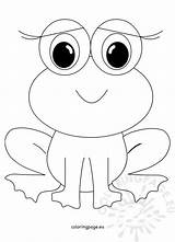 Frogs Coloringpage sketch template