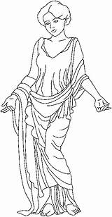 Venus Goddess Coloring Roman Beauty Goddesses Mythology Gods God Drawing Drawings Pages Craft Foam Printable sketch template