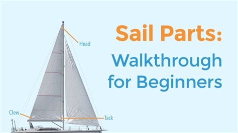 sail parts explained names terminology diagram youtube