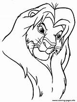 Lion Coloring King Pages Printable sketch template