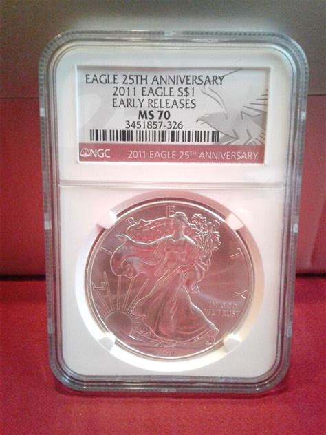 ngc  annperfect ms silver american eagle ngc collectors society silver eagle coins