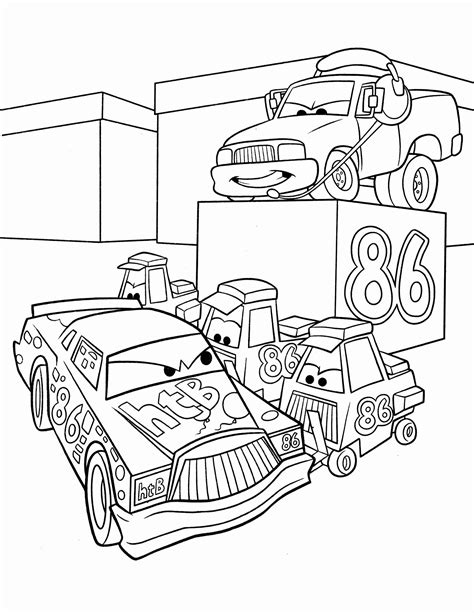 cars disney pixar coloring pages