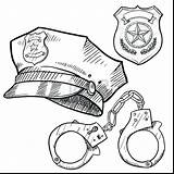 Policeman Drawing Police Coloring Pages Getdrawings Draw sketch template