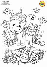 Coloring Pages Unicorn Baby Cute Kids Unicorns Preschool Para Animal Colouring Printable Color Printables Sheets Print Book Books Girls Colo sketch template