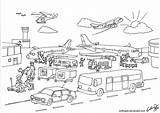 Aeroporto Colorir Flughafen Coloringpage Malvorlage Desenhos Aviao Papel Avioes Malen Malvorlagen sketch template
