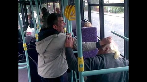 old men fight on the bus youtube