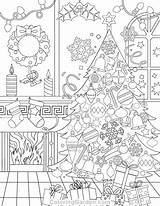 Coloring Christmas Pages Adult Printable Coloringgarden Sheets Colouring Pdf Weihnachten Printables Book Adults Kids Tree Ausmalbilder Print Color Ausmalen Vintage sketch template