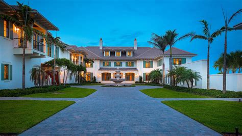 vero beach oceanfront furnished mansion sells   million