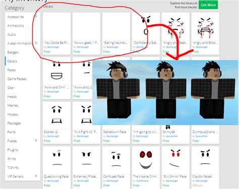decals  appearing blank rroblox