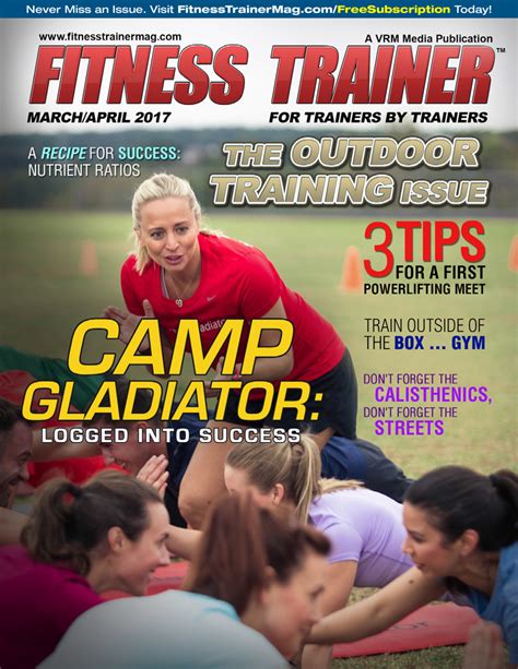 fitness trainer magazine marchapril  fitness trainer magazine