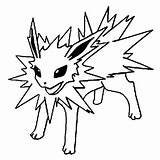 Pokemon Coloring Pages Jolteon Flareon Piplup Eevee Leafeon Color Espeon Evolutions Evolution Printable Print Sheets Pikachu Getcolorings Getdrawings Kids Adult sketch template