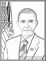 Obama Coloring Barack Pages Michelle Cartoon Drawing Color President Sheet Coloriages Presidential Kids Getdrawings Print Colorings Paintingvalley sketch template