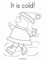 Coloring Winter Cold Pages Skate Worksheet January Sheet Colouring Fun Printable Ice Girl She He Book Print Skating Color Noodle sketch template