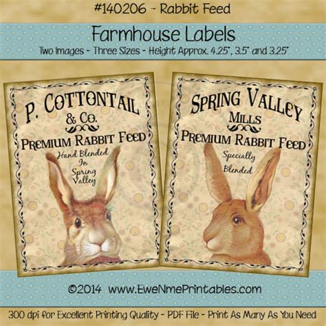 easter printable farmhouse style labels easter tags easter etsy