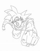 Goku God Super Saiyan Coloring Pages Drawing Lineart Brusselthesaiyan Deviantart Trending Days Last Infinity Getdrawings sketch template