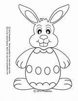 Coloring Bunny Easter Clipart Pages Hop Footprint Craft Rabbit Webstockreview Checked Use Available Popular sketch template