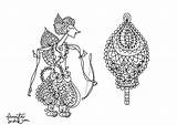 Javanese Doll Coloring Stress Anti Adult Woman sketch template