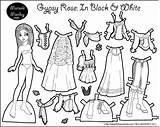 Marisole Paper Monday Coloring Gypsy Printable Color Rose Dolls Doll Print Pages Colouring Marisol Sheets Kids Paperthinpersonas Steampunk Click Girl sketch template