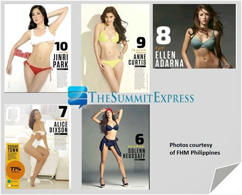 Photos Top 10 Fhm Sexiest Women In The Philippines 2014