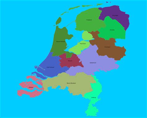 seting system  afbeelding provincies nederland