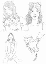 Coloring Book Fashion Kayliebooks sketch template