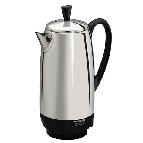 cup electric percolator stainless steel fcp farberware