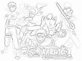 Coloring Naruto Pages Shippuuden Popular Shippuden sketch template