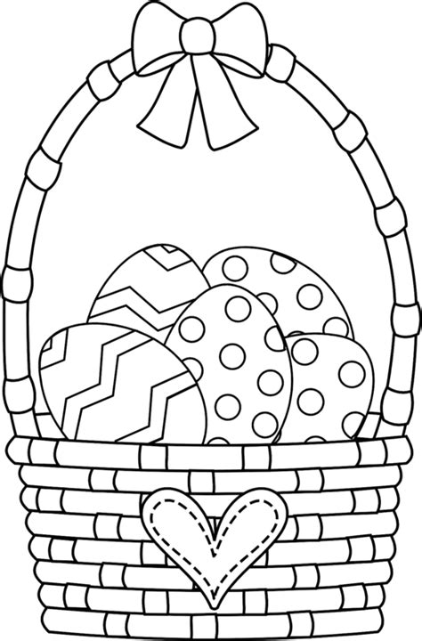 easter basket coloring pages  easter coloring pages bunny