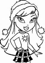 Bratz Coloring Pages Christmas Sheets Lil Kids Barbie Printable Cartoon Fall Girls Print Wecoloringpage sketch template